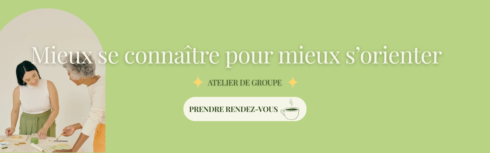 Atelier en groupe — réserver